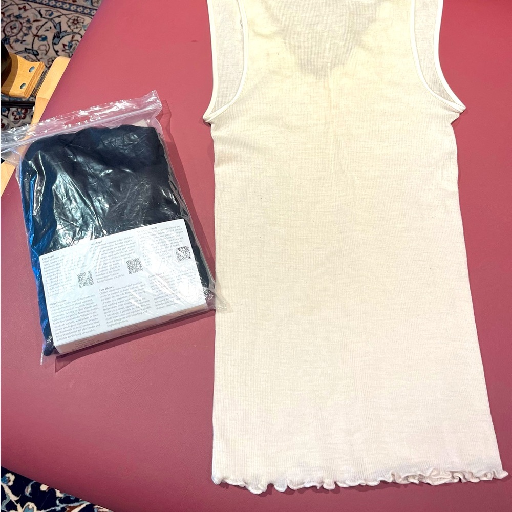 Engel NWT long underwear & Calida of Switzerland tank NWOT bundle,  wool/silk